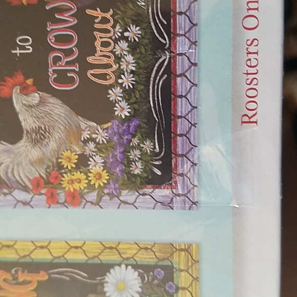 Bits and pieces 1000 piece puzzle "Roosters on the Farm Quilt" by Ninette Parisi - Picture 2 of 2